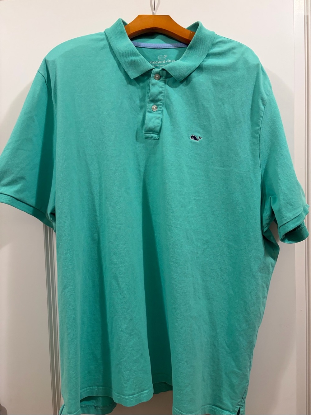 Vineyard Vines Men’s Polo in Aqua/Turquoise